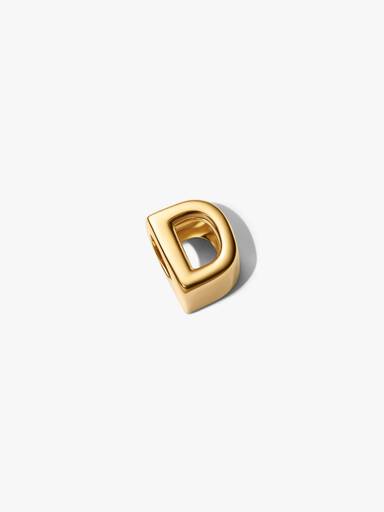 Buchstabe D Alphabet -Mini-Charm