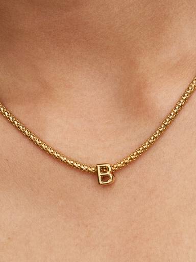 Buchstabe B Alphabet-Mini-Charm