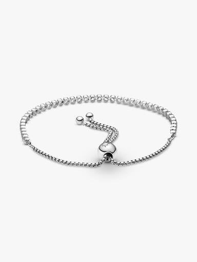 Funkelndes Schiebe-Tennisarmband