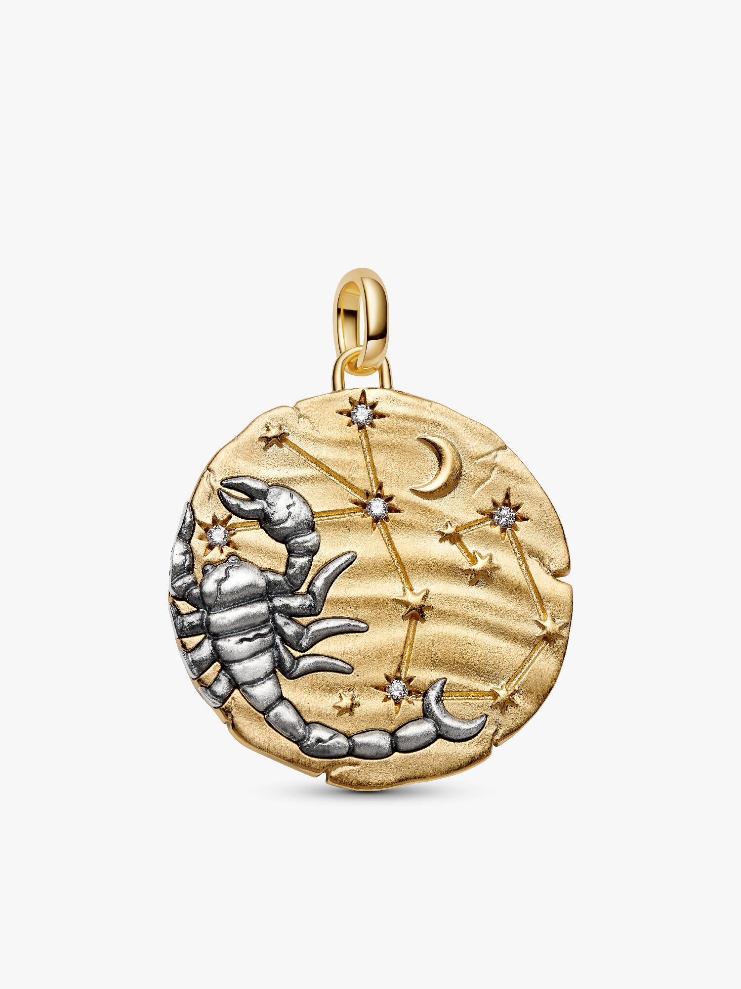 Sternzeichen Skorpion Großes Medaillon-Charm