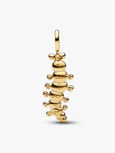 Rosafarbene Raupe Charm