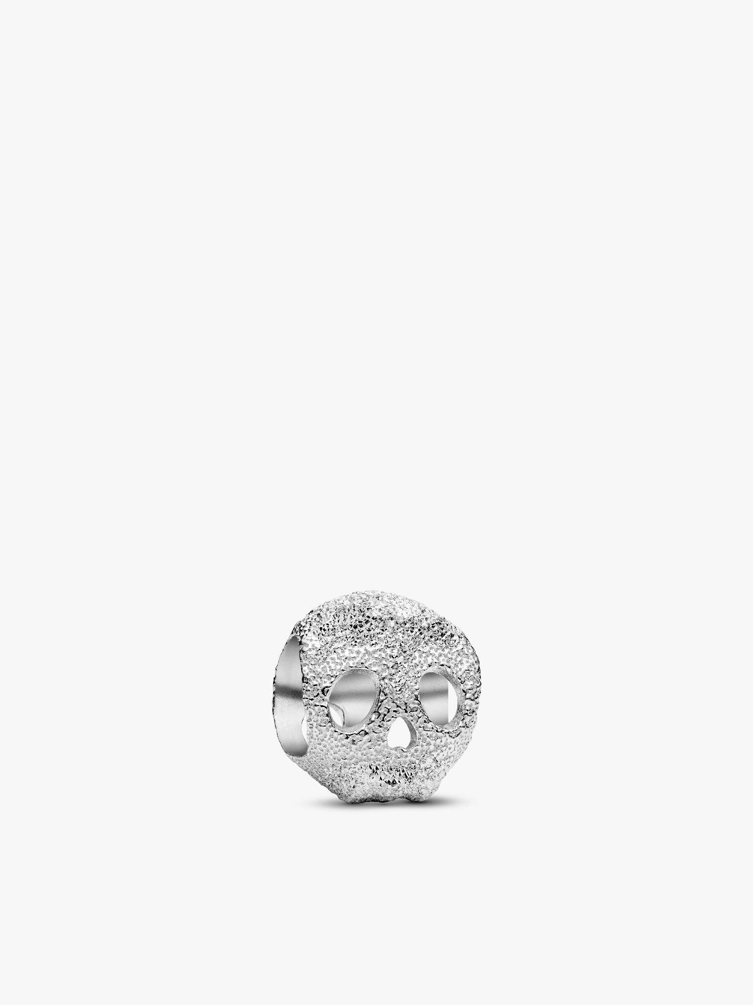 Strukturierter Totenkopf Mini-Charm