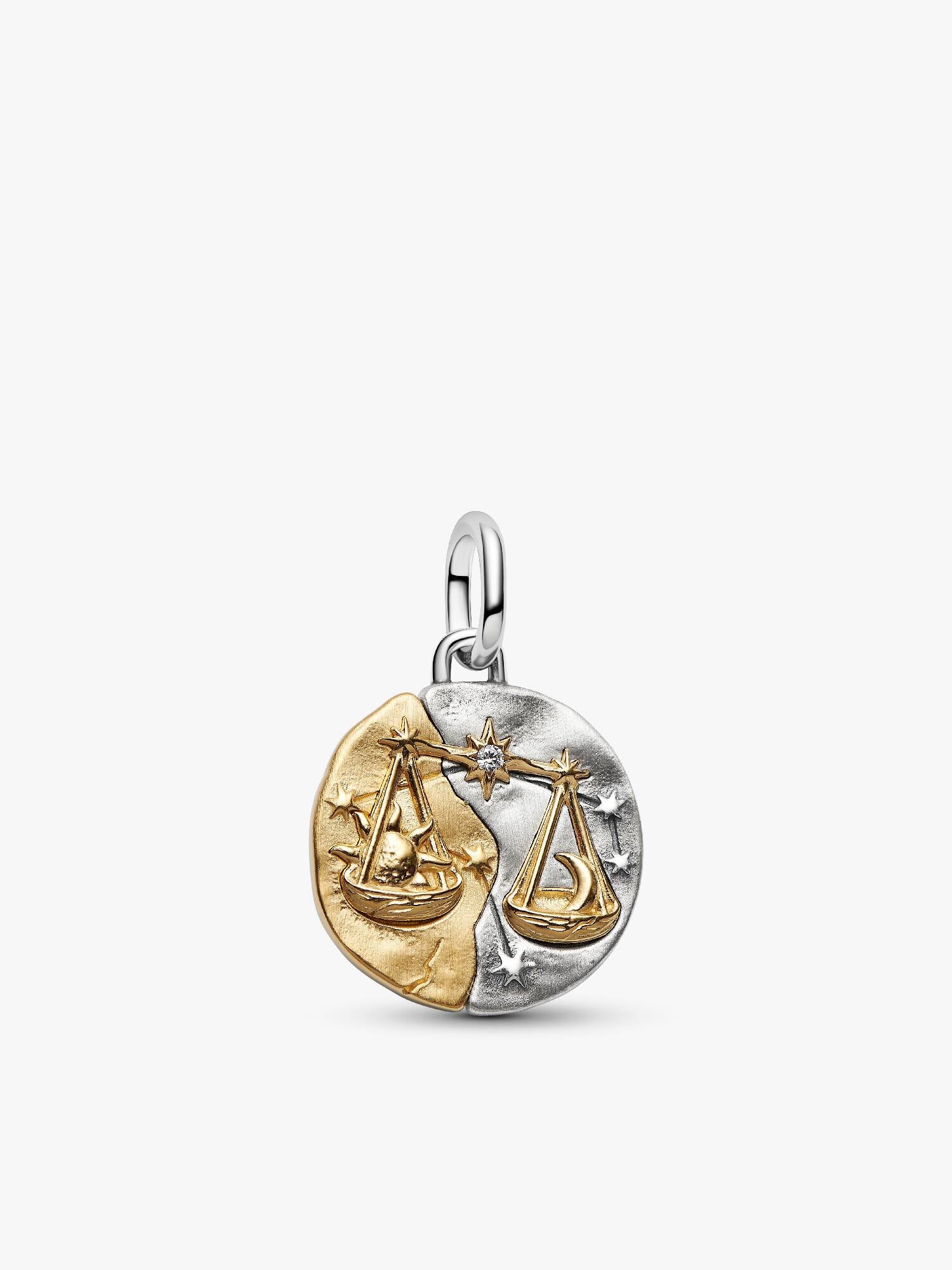 Sternzeichen Waage Medaillon-Charm