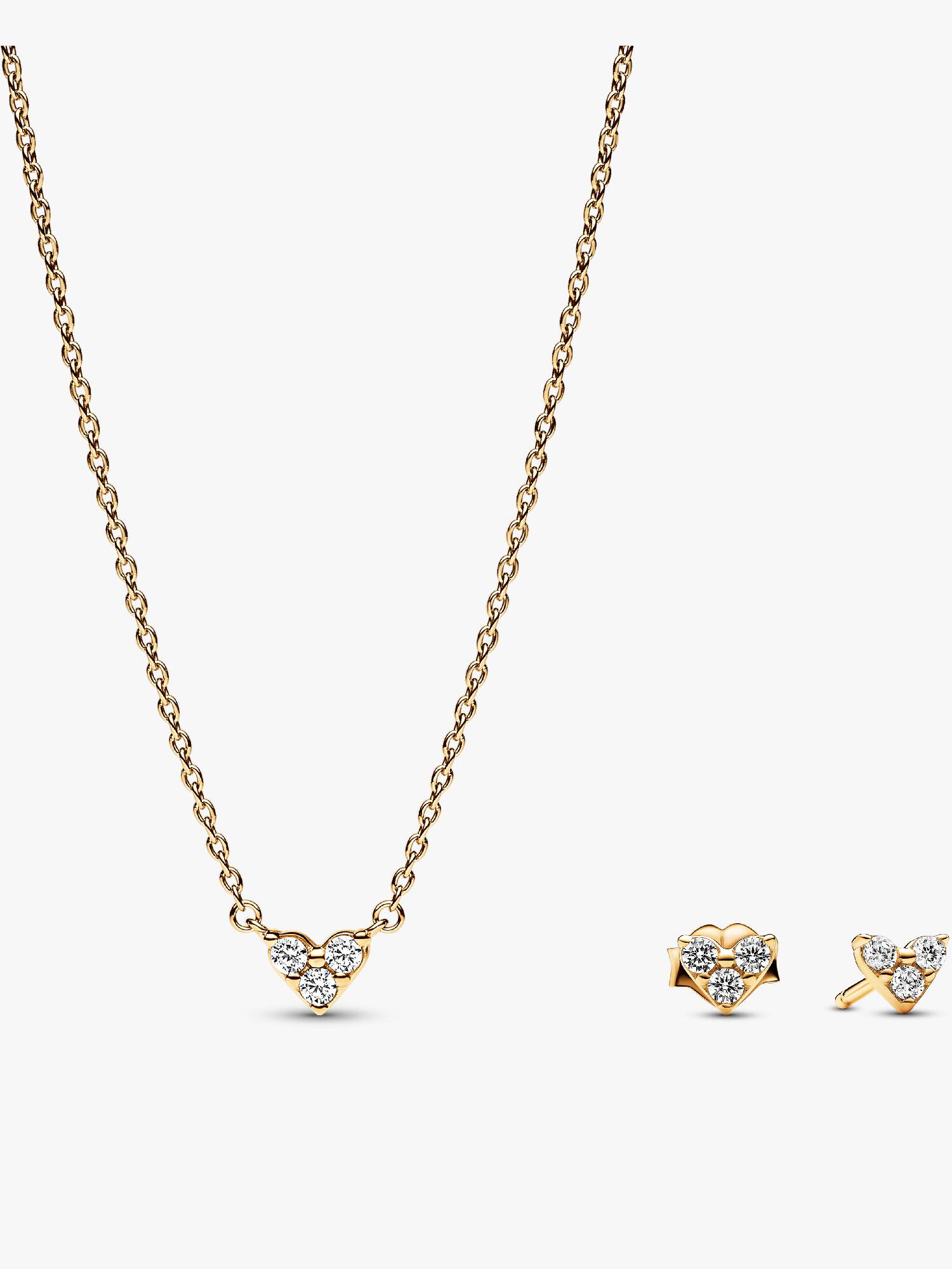 Schmuckset Feines Goldenes Herz