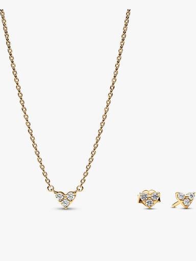 Schmuckset Feines Goldenes Herz