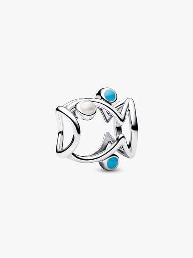Offen gearbeiteter Fisch Charm