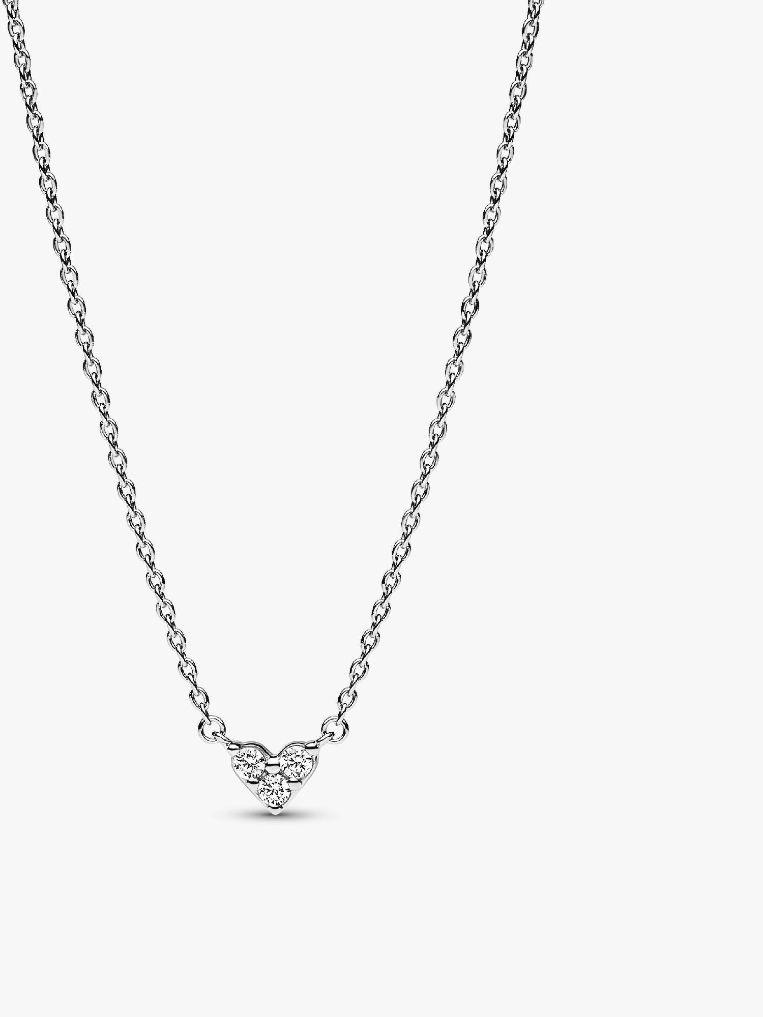 Drei Sterne Herz Collier-Halskette