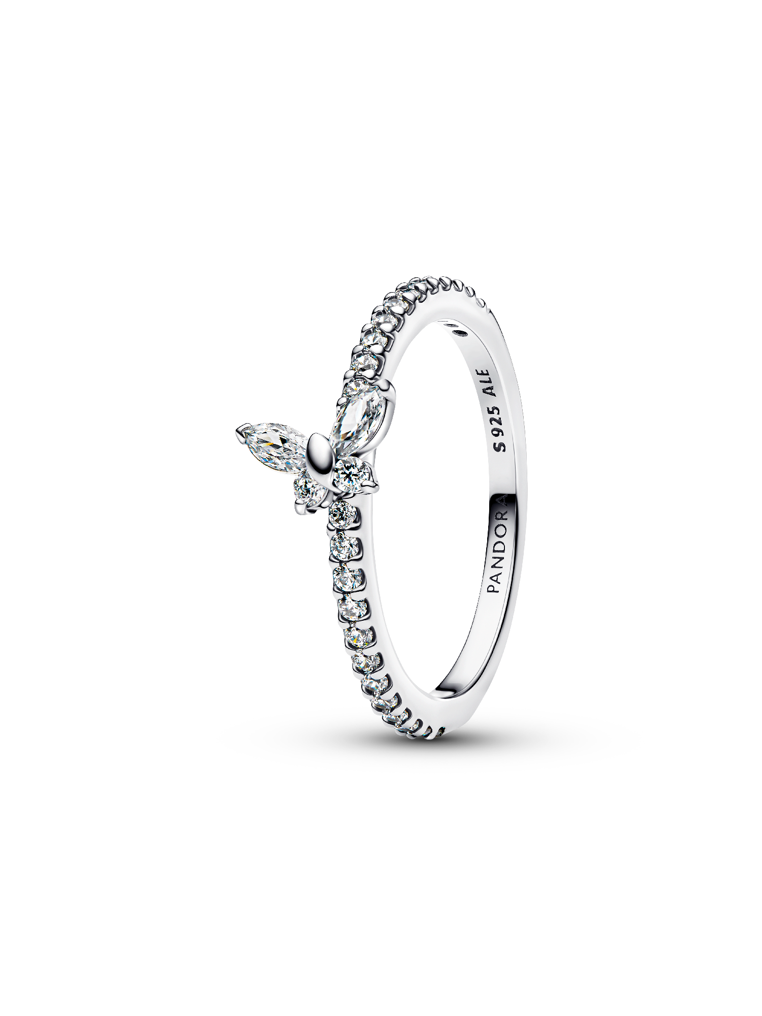 Glitzernder Schmetterling Ring
