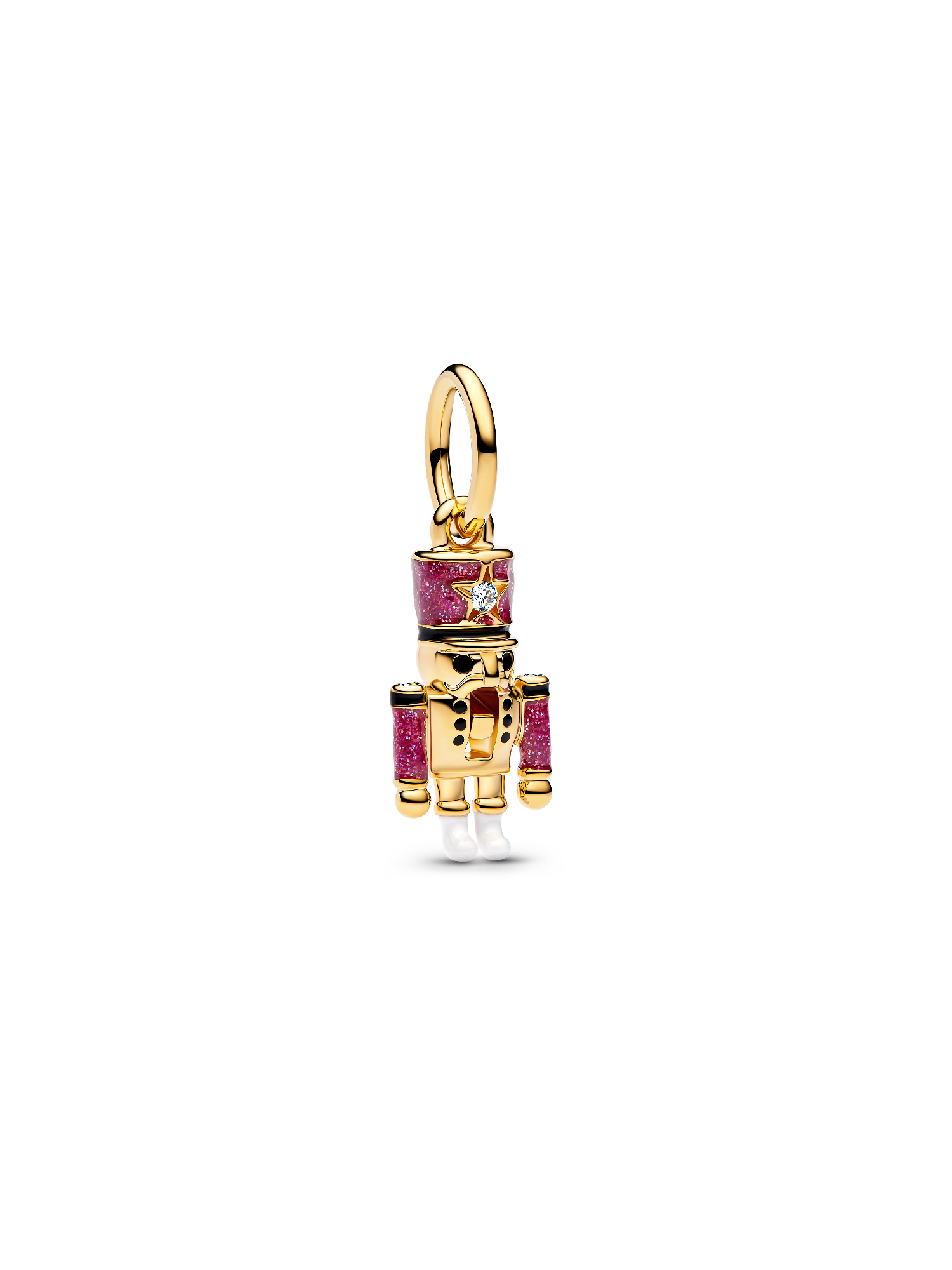 Beweglicher Nussknacker Charm-Anhänger