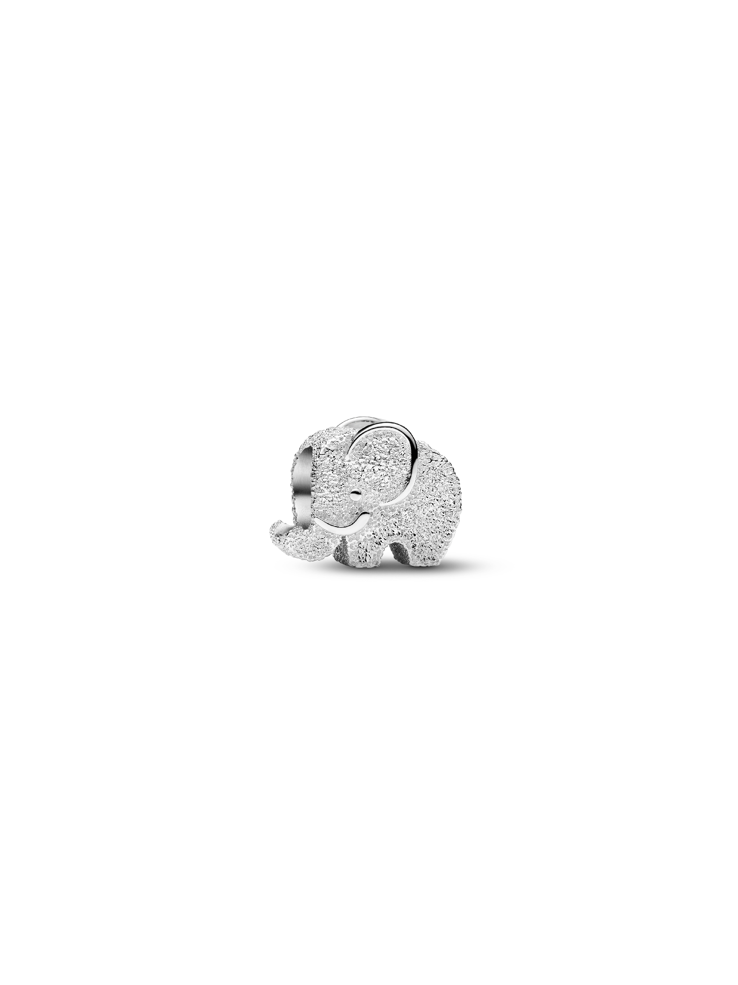 Strukturierter Elefant Mini-Charm