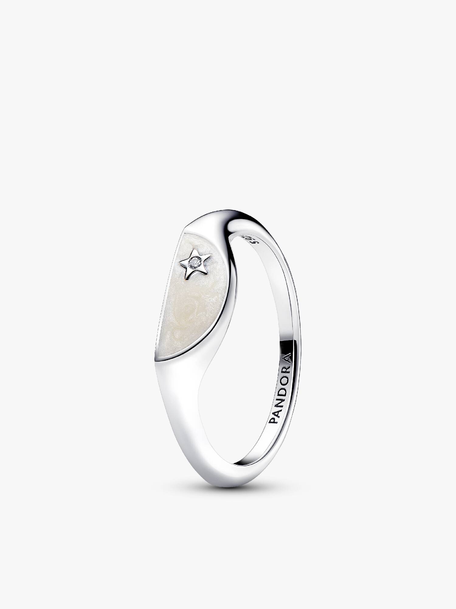 Pandora ME Halbierter Emaille Siegelring