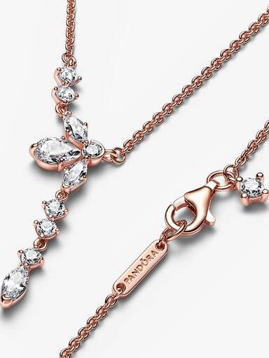 Funkelnde Herbarium Cluster Tropfen Collier-Halskette
