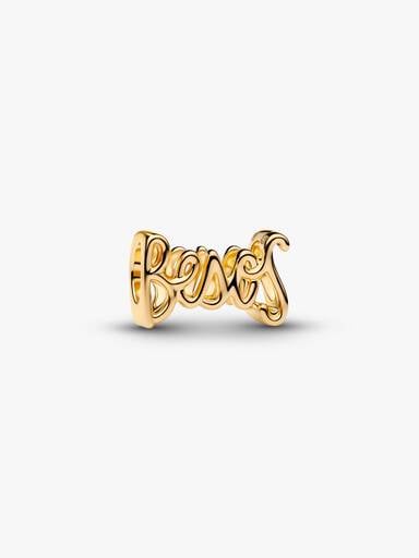 Besos Schrift Charm