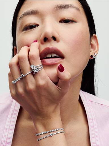 Erhabenes Herz Ring