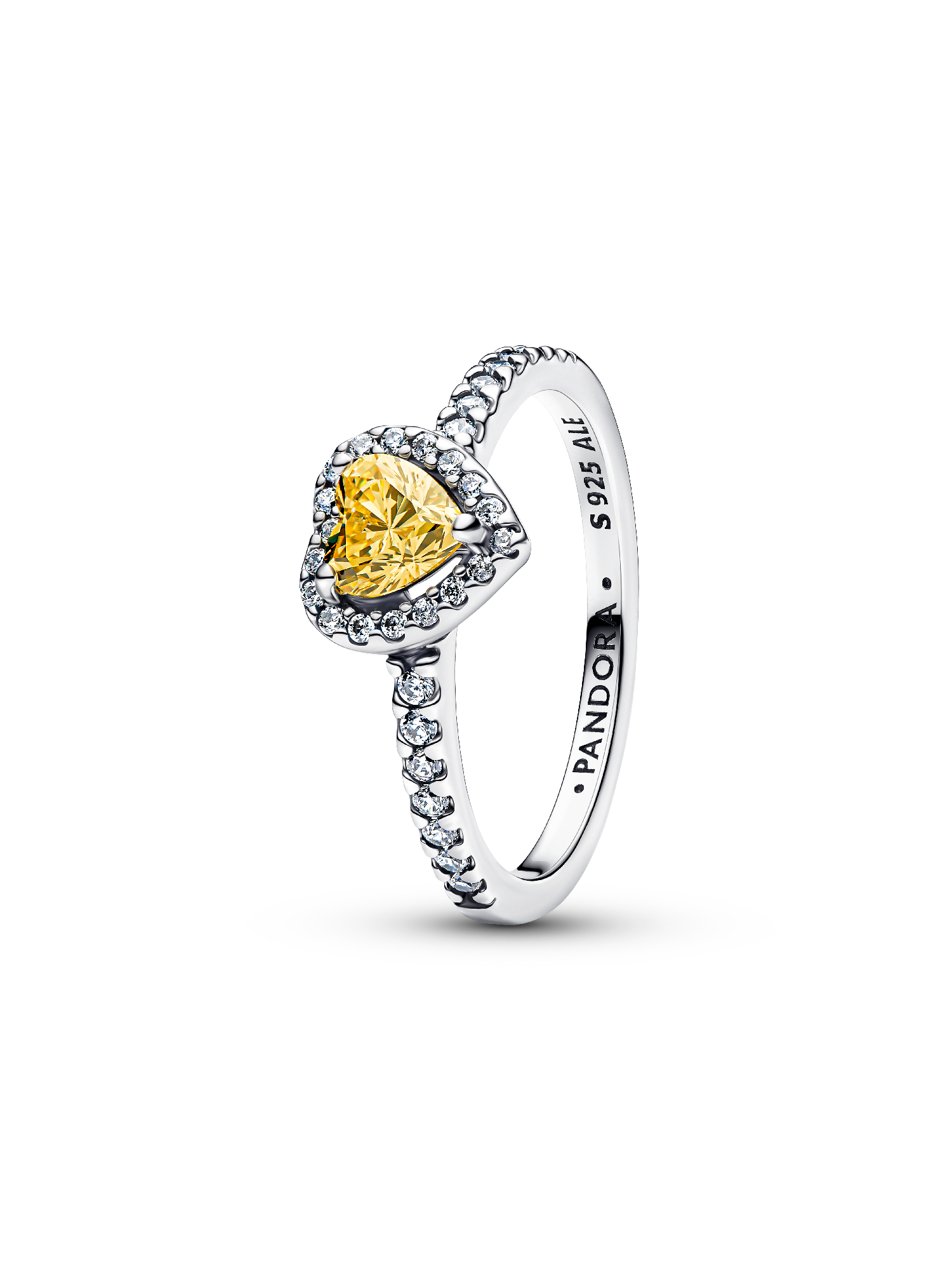 Funkelndes Erhabenes Herz Ring