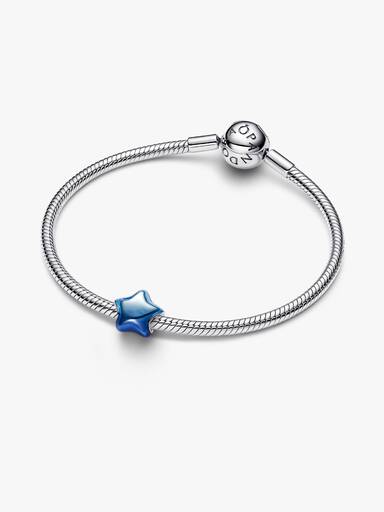 Blauer Stern Charm