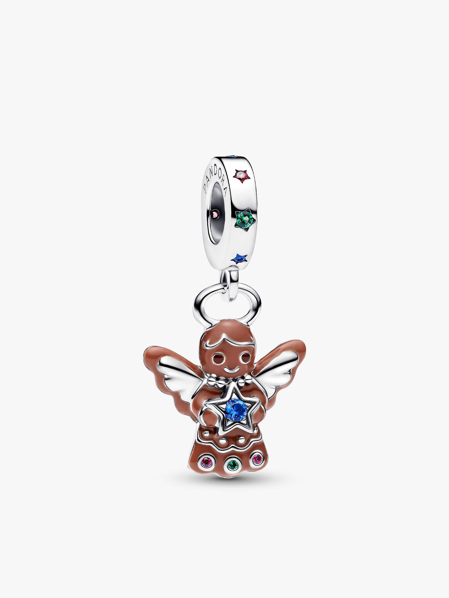 Lebkuchen-Engel Charm-Anhänger