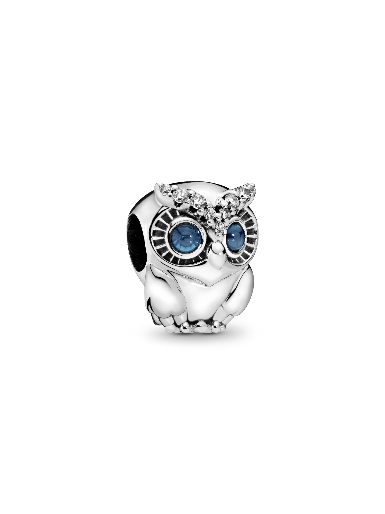 Funkelnde Eule Charm
