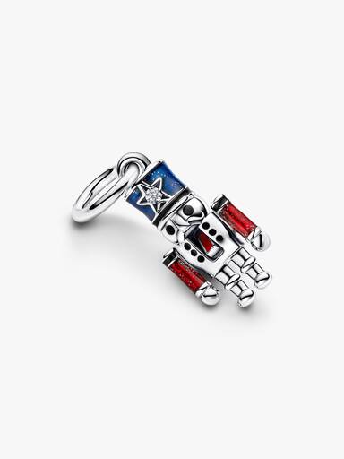 Beweglicher Nussknacker Charm-Anhänger