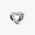 Offenes Metallperlen Herz Charm Offenes Metallperlen Herz Charm