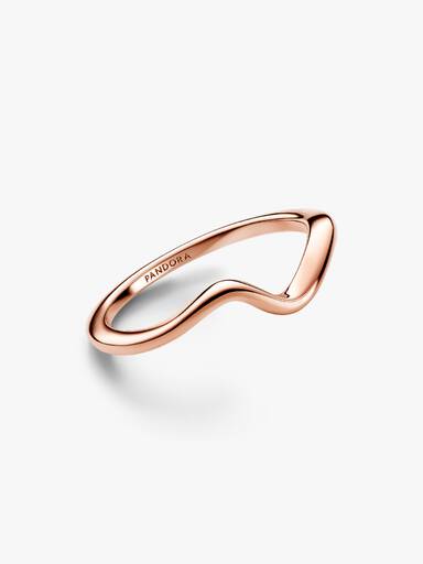 Polierte Welle Ring