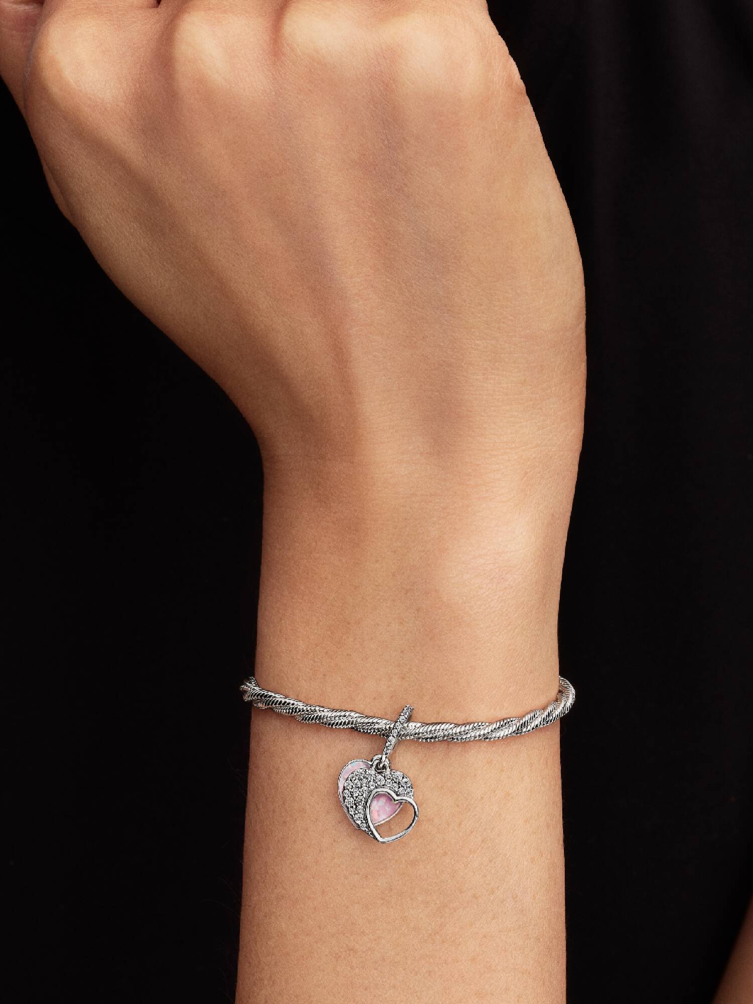 Beautiful Mother Doppelter Charm-Anhänger 