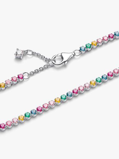 Regenbogen Tennisarmband