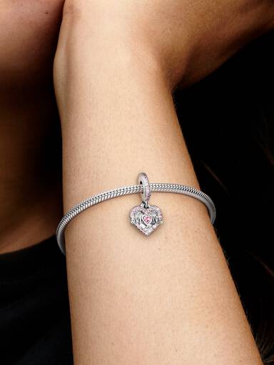Herz & Mum Charm-Anhänger
