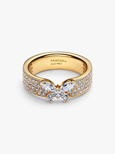 Funkelnder Schmetterling Markanter Ring