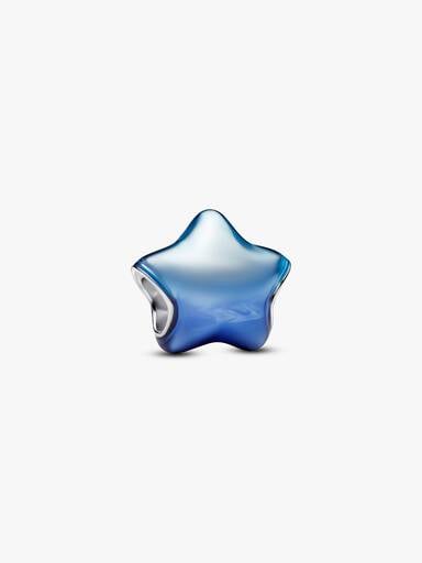 Blauer Stern Charm