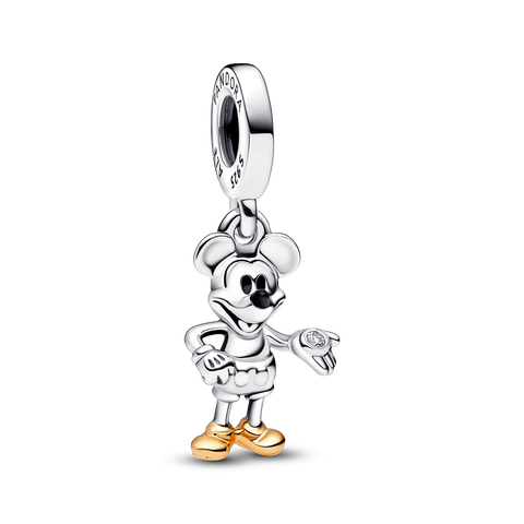 100 Jahre Disney Micky Maus Künstlicher Diamant Charm-Anhänger
