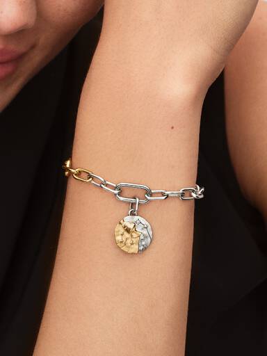 Sternzeichen Wassermann Medaillon-Charm