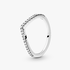 Funkelnder Wishbone Ring Funkelnder Wishbone Ring