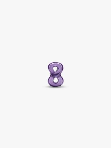 Violettes Unendlichkeits-Mini-Charm