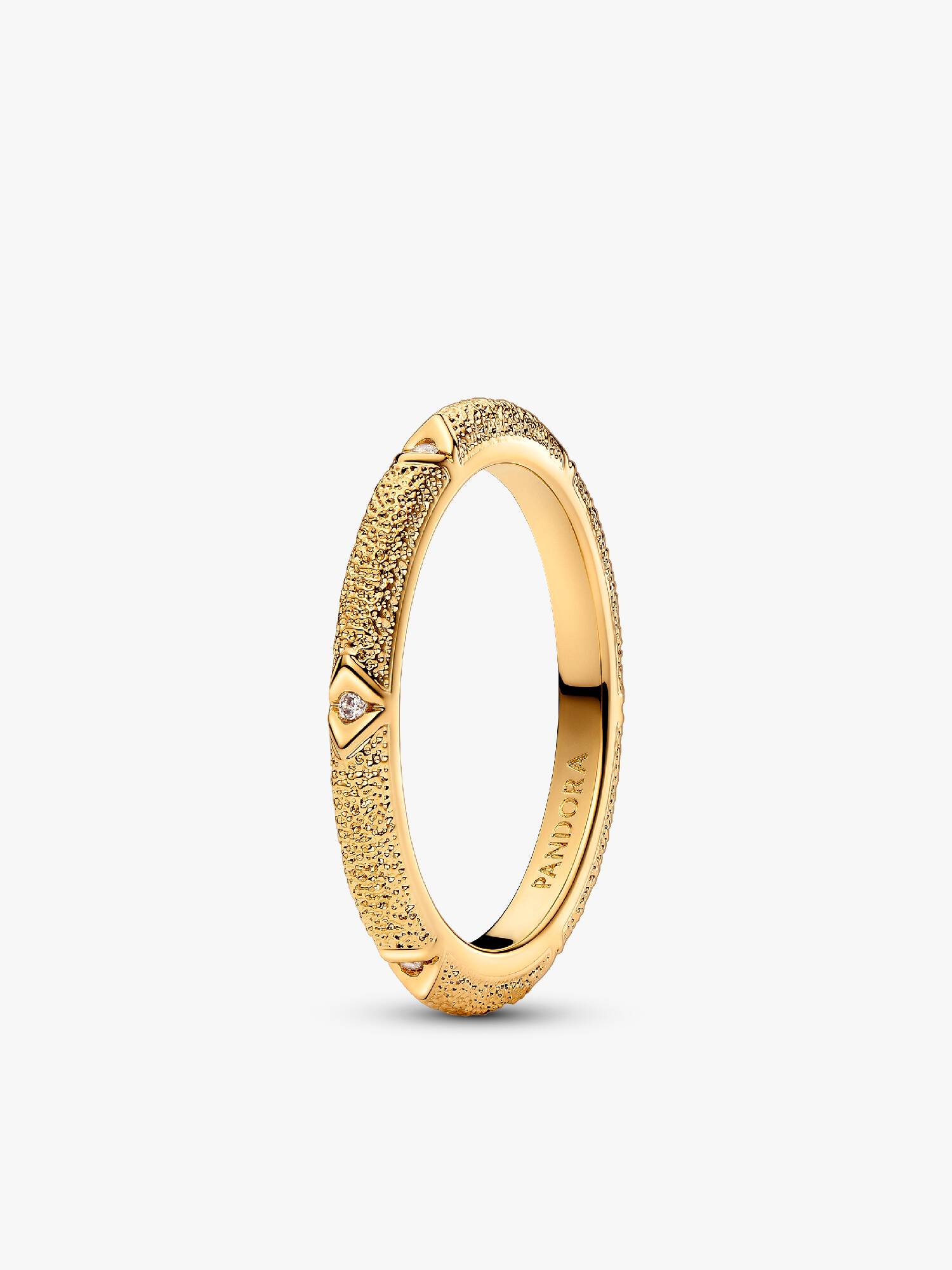 Pandora ME Struktur & Steine Ring