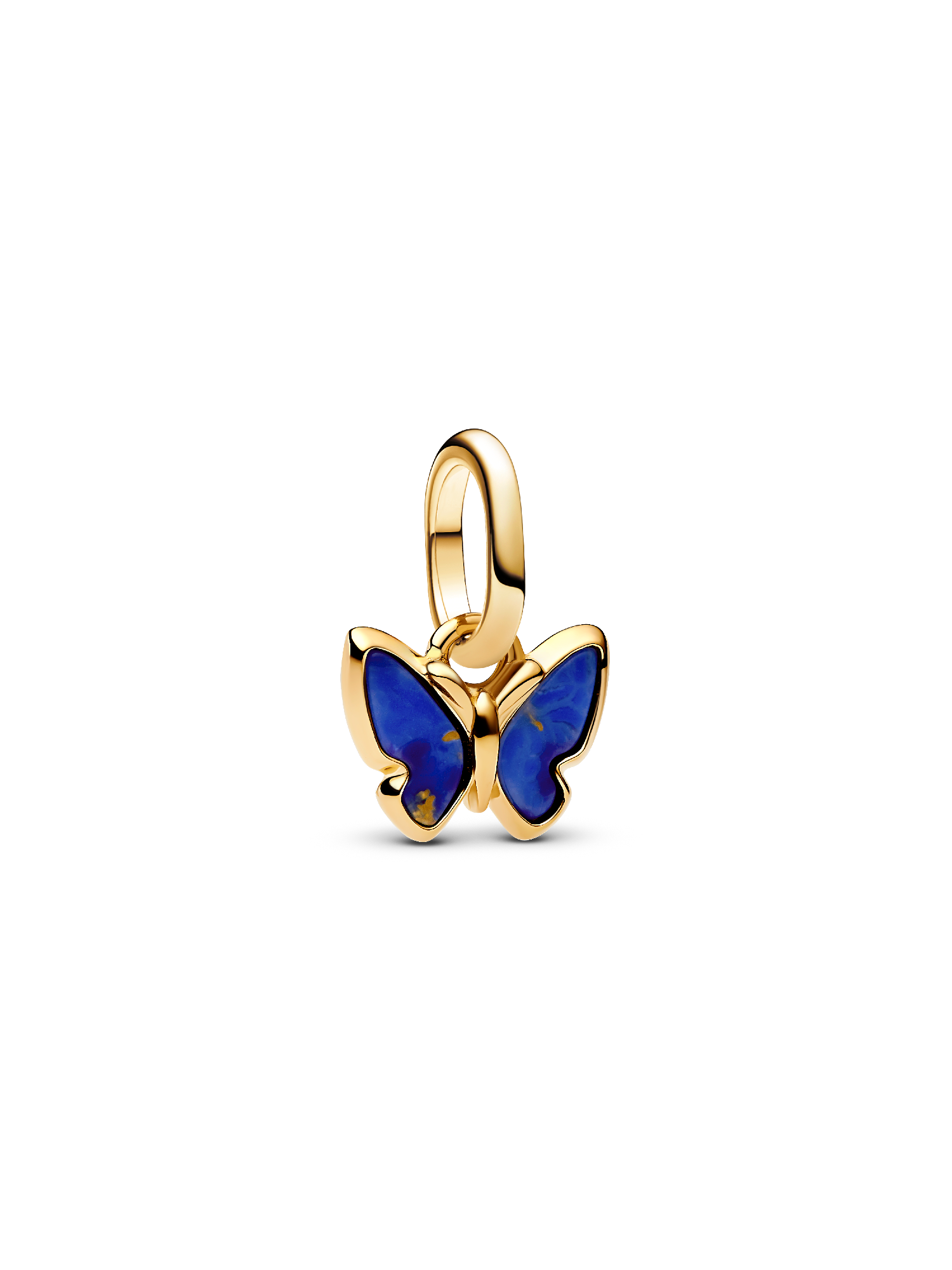 Blauer Schmetterling Mini-Charm-Anhänger