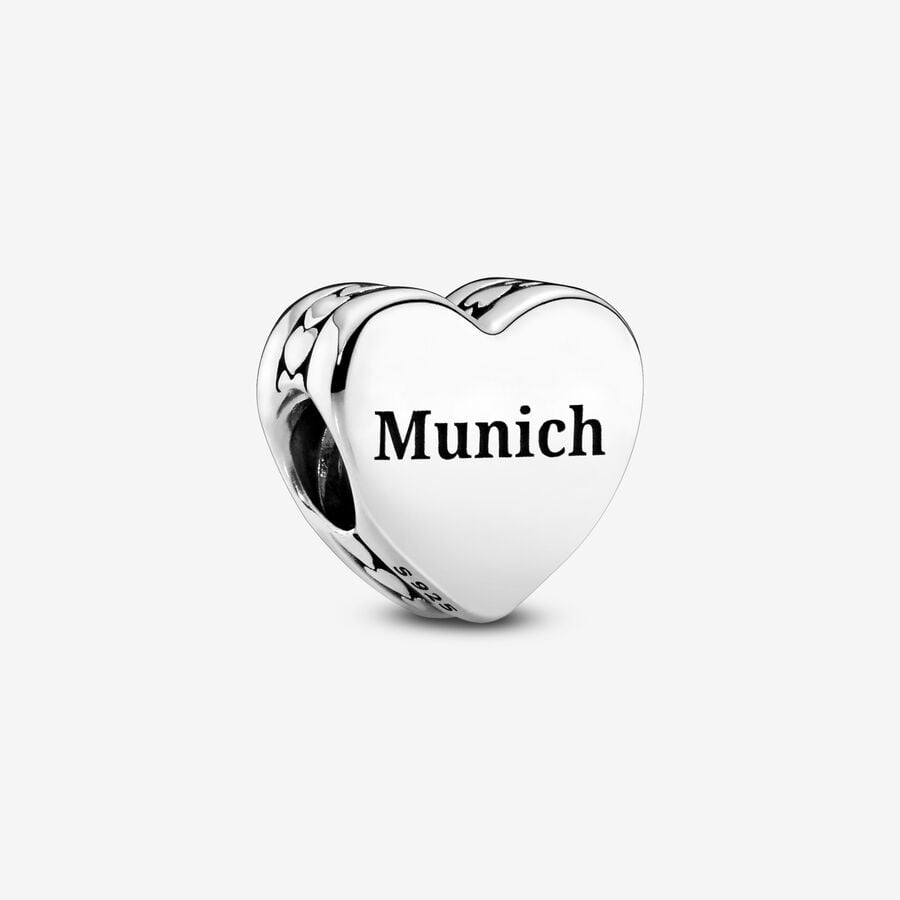 München Skyline Herz Charm image number 0