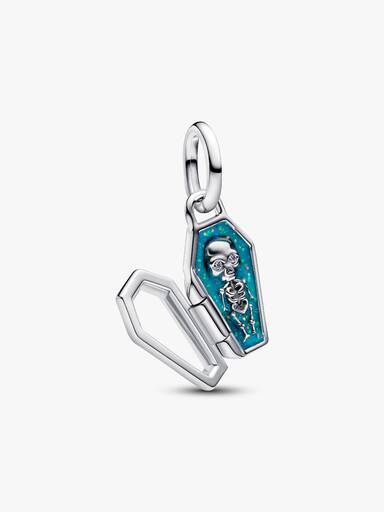 Aufklappbarer Glow-in-the-Dark Sarg Charm