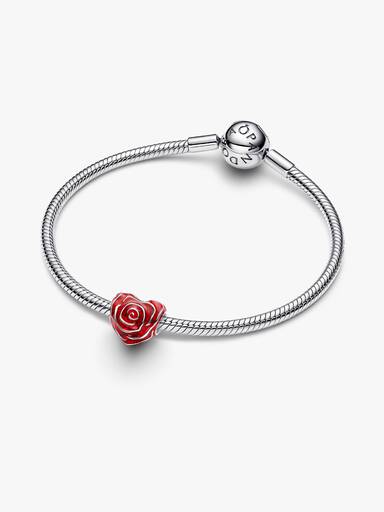Rose Herz Charm