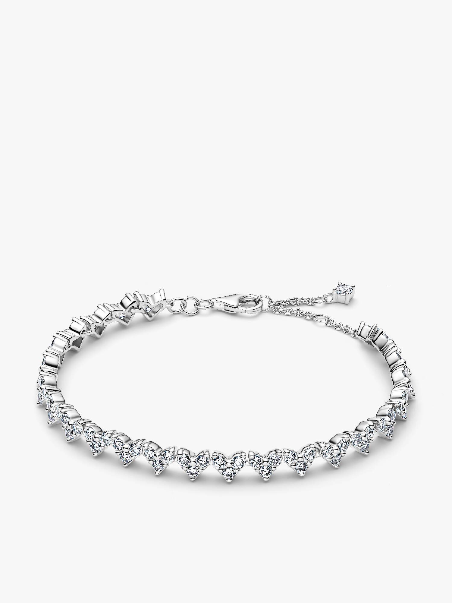 Drei Steine Herz Armband