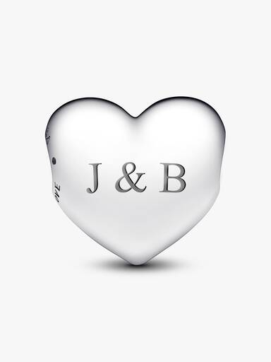 Be Love Gravierbares großes Herz Charm
