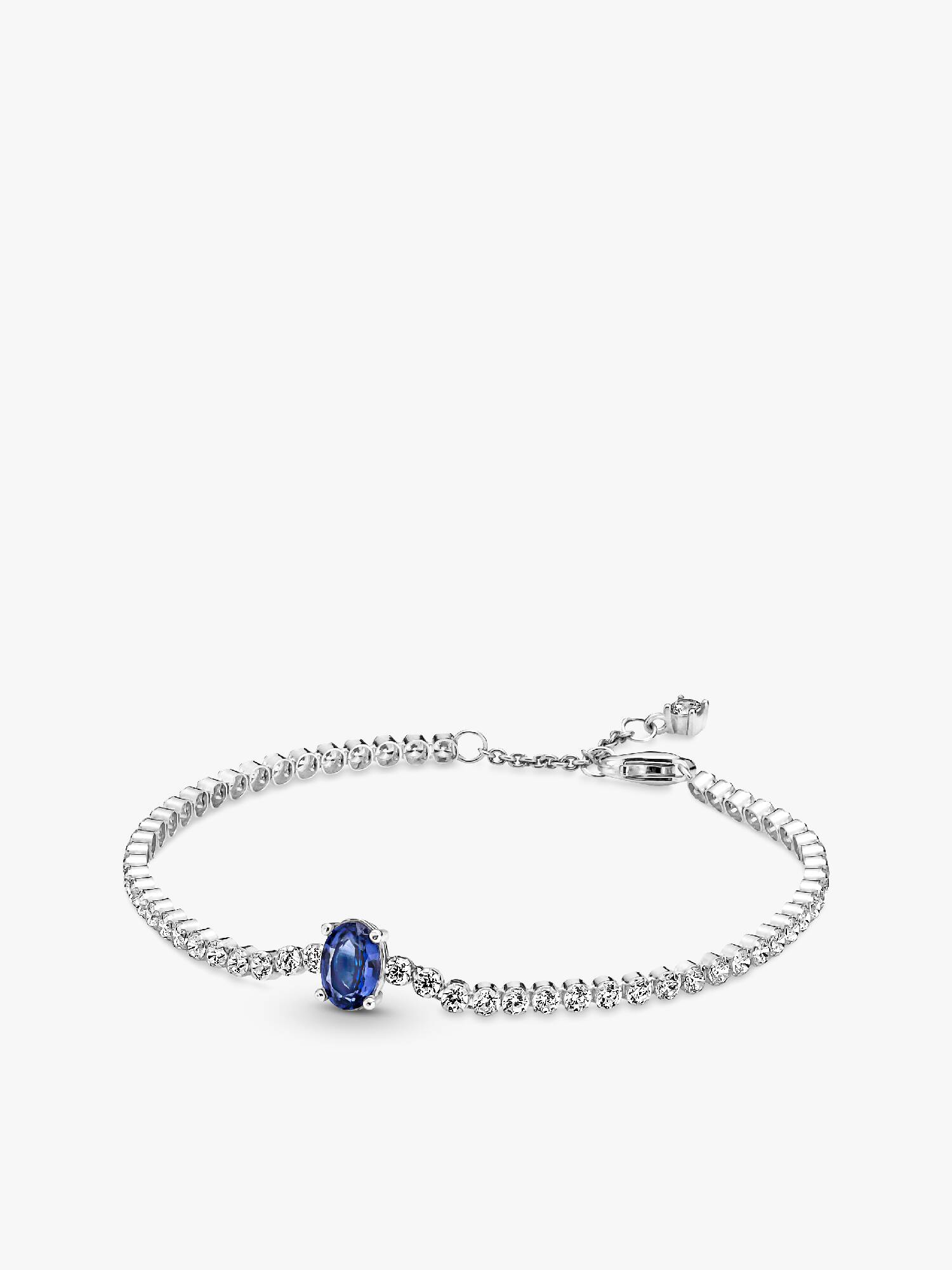 Funkelnder Pavé Tennisarmband