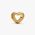 Offenes Metallperlen Herz Charm Offenes Metallperlen Herz Charm