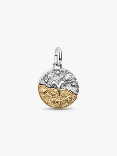 Sternzeichen Widder Medaillon-Charm