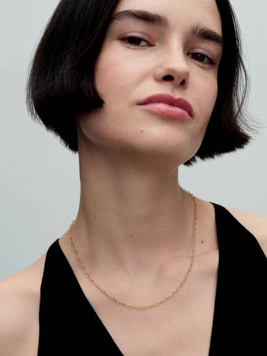 Verbundene Herzen Collier-Halskette