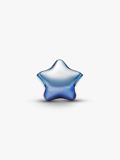 Blauer Stern Charm