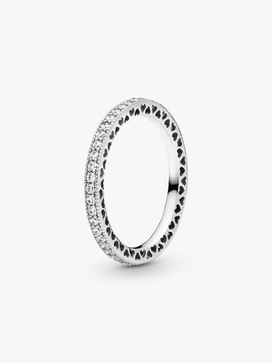 Funkeln und Herzen Ring