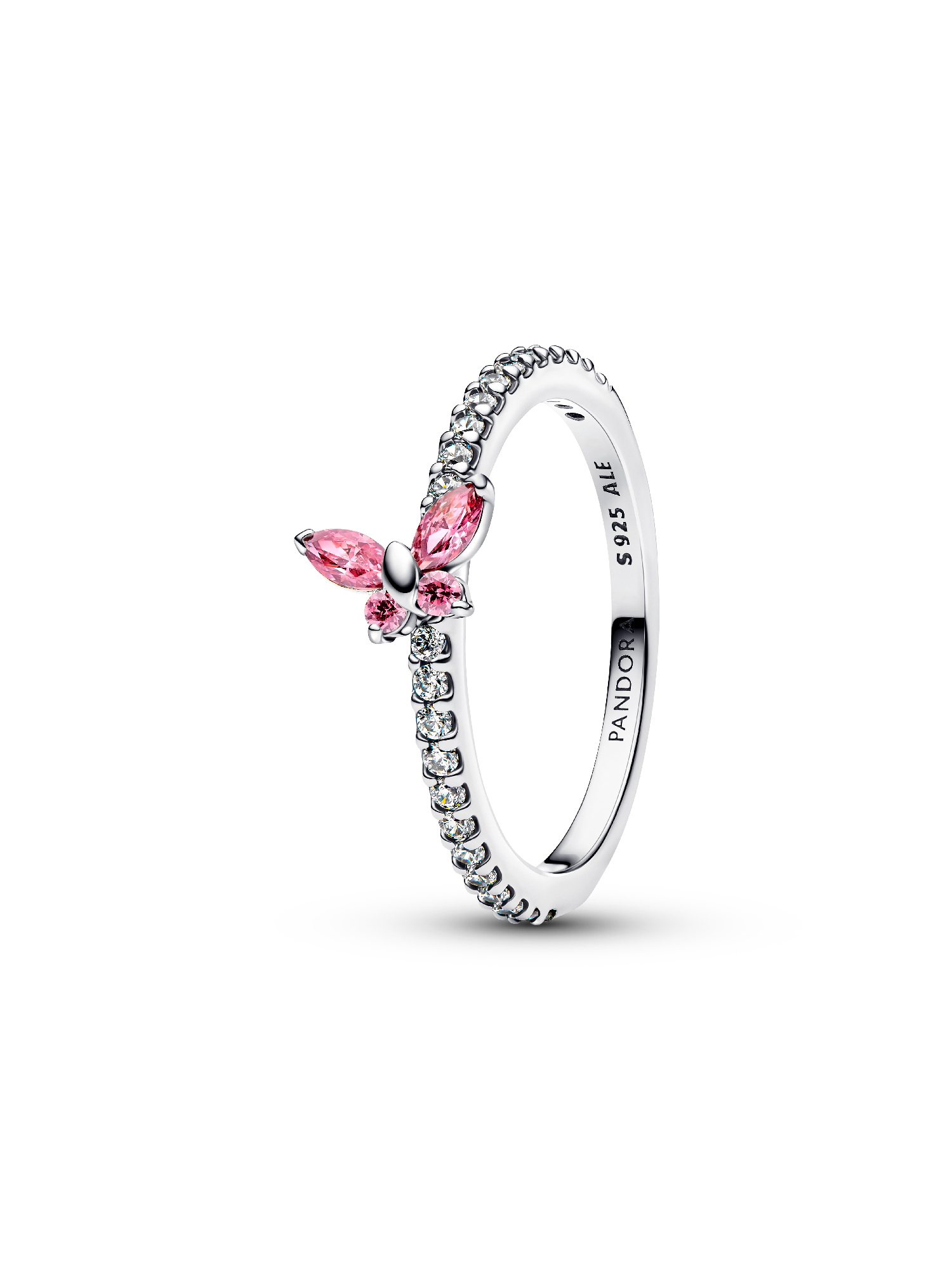 Glitzernder Schmetterling Ring