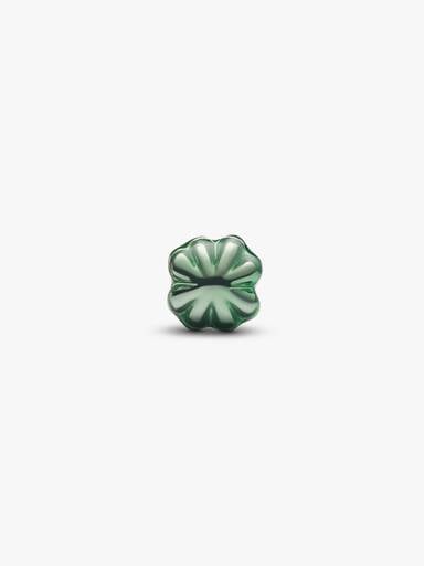Grünes Kleeblatt Mini-Charm