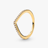 Funkelnder Wishbone Ring Funkelnder Wishbone Ring